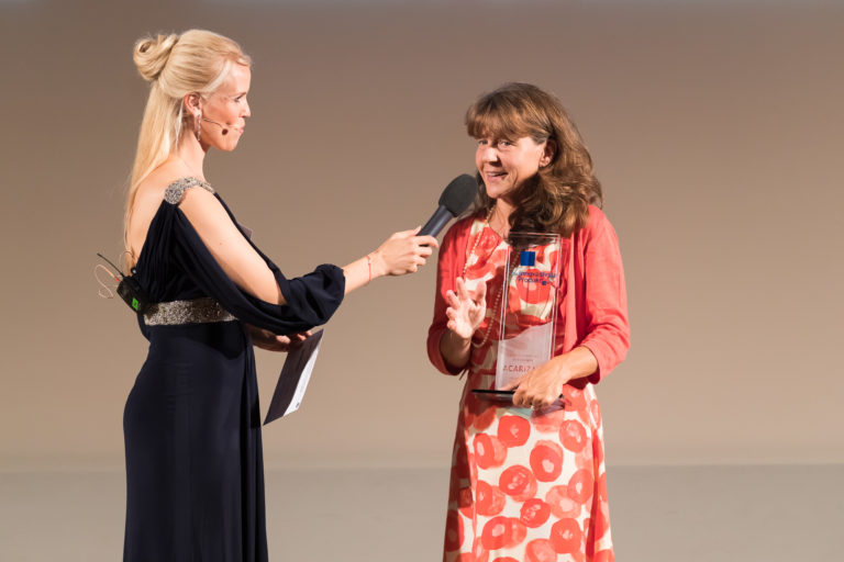 Dr. Flora Beiche-Scholz, Geschäftsführerin ALK Deutschland, bei der Preisverleihung 2016