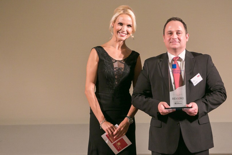 Jörg Horwarth (GlaxoSmithKline) bei der Preisverleihung 2015