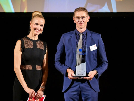 Dr. Stefan Kropff (Amgen) bei der Preisverleihung 2018