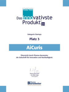 AiCuris: das innovativste Produkt im Pharma Trend Startups Platz 3